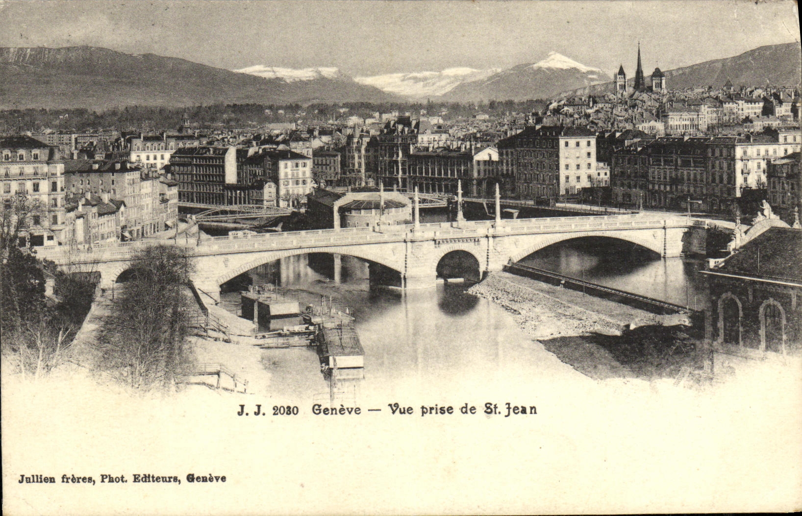 CPA Geneve Vue Prise de St Jean