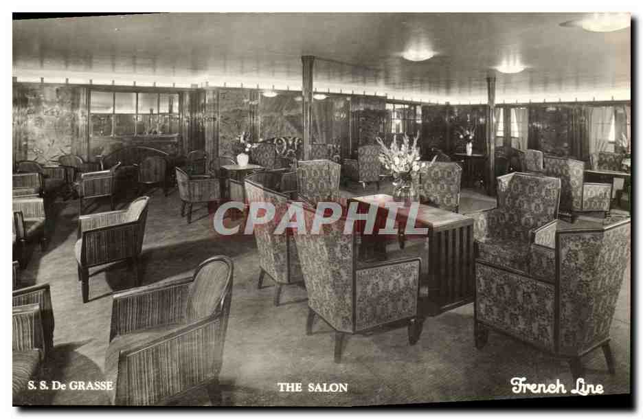 S.S. De Grasse — El Salón — Línea Francesa