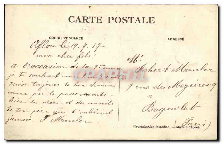 Alfou (Algérie) — Groupe d'Amouriates — Beisar, phot.-Alger — Verso