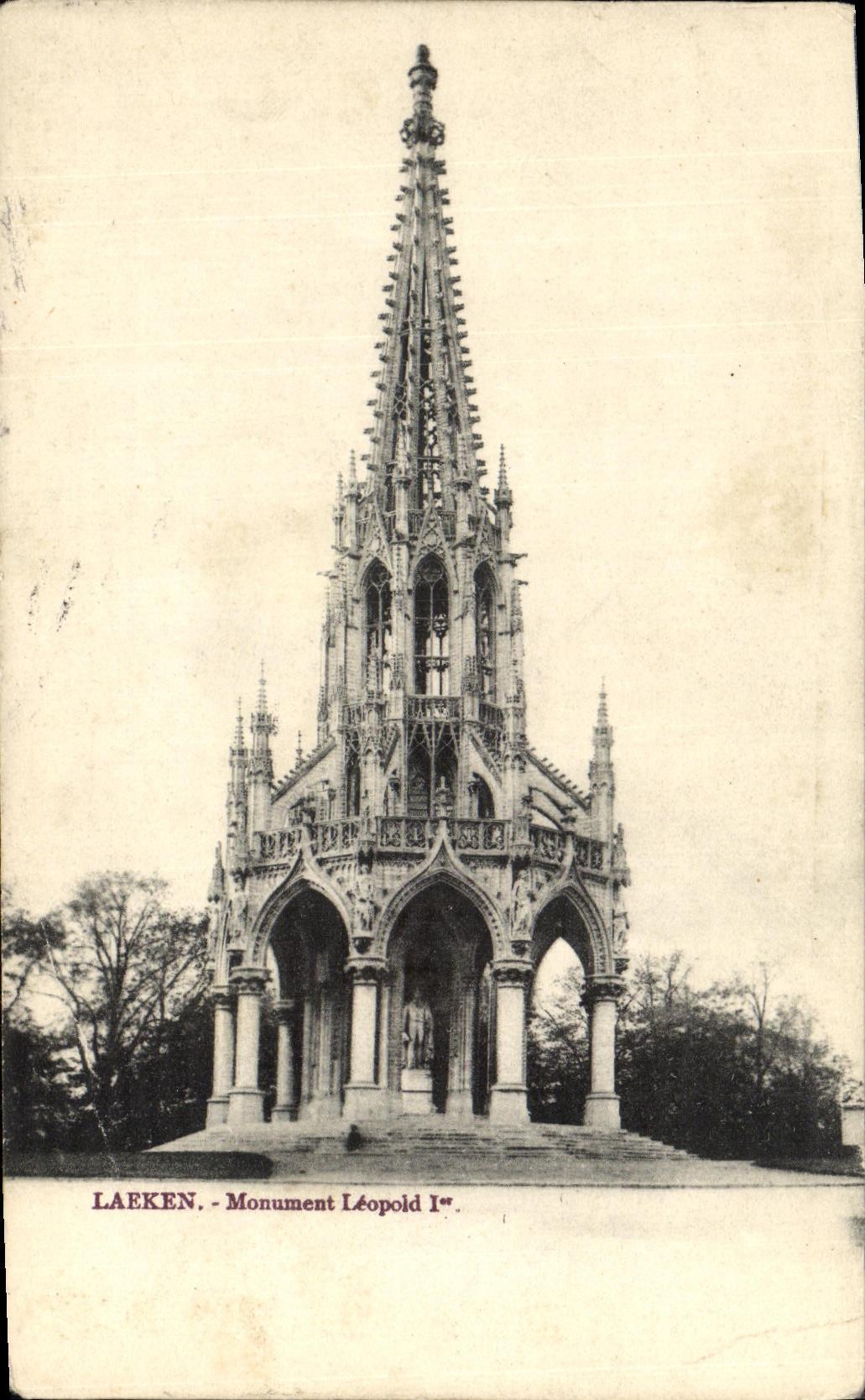 CPA Laeken Monument Leopold 1er
