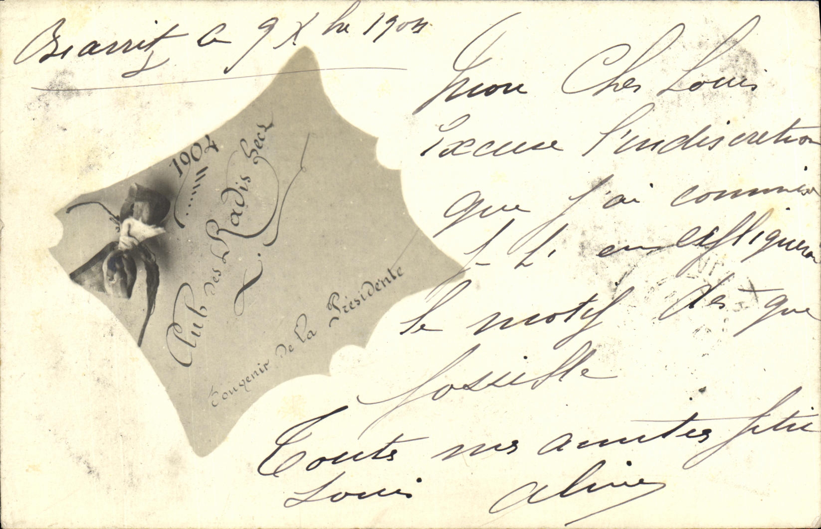 Club de los Radiès Brest — Congreso de la Presidenta — 1904