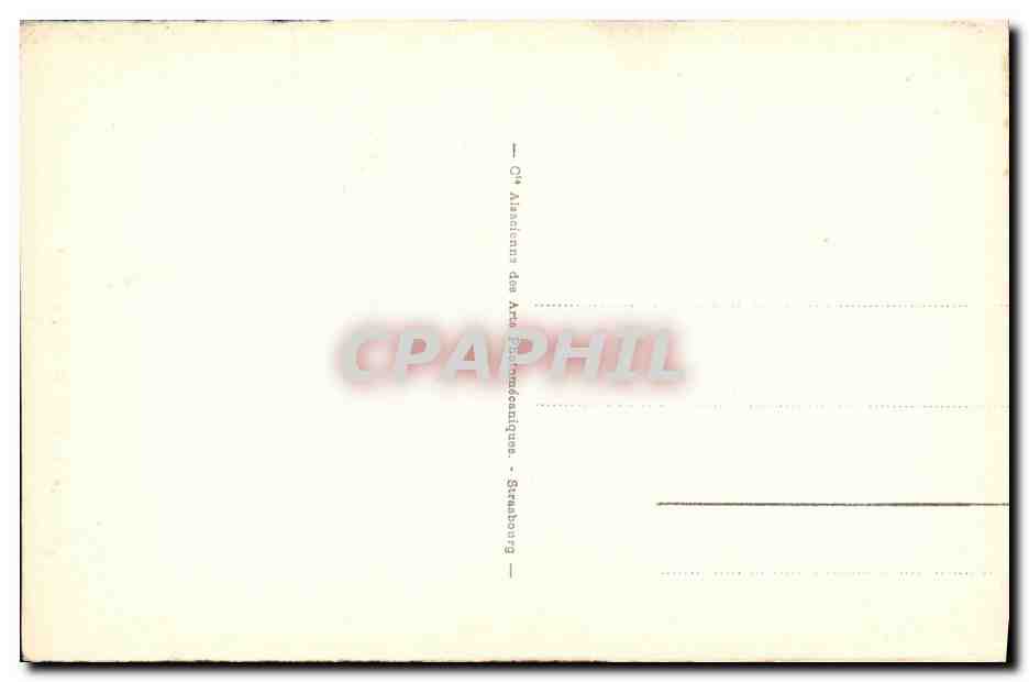 CPA Hohwald Sapin Geant — Verso