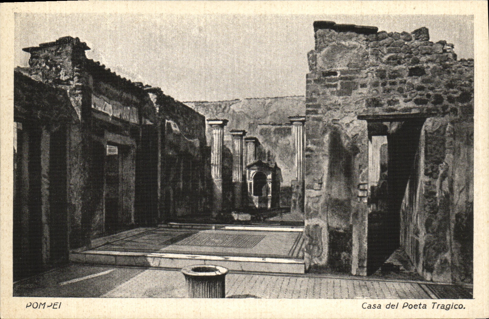 CPA Pompei Casa del Poeta Tragico