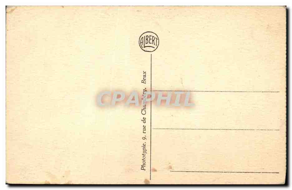 CPA Bruxelles Porte de hal Tramway — Verso