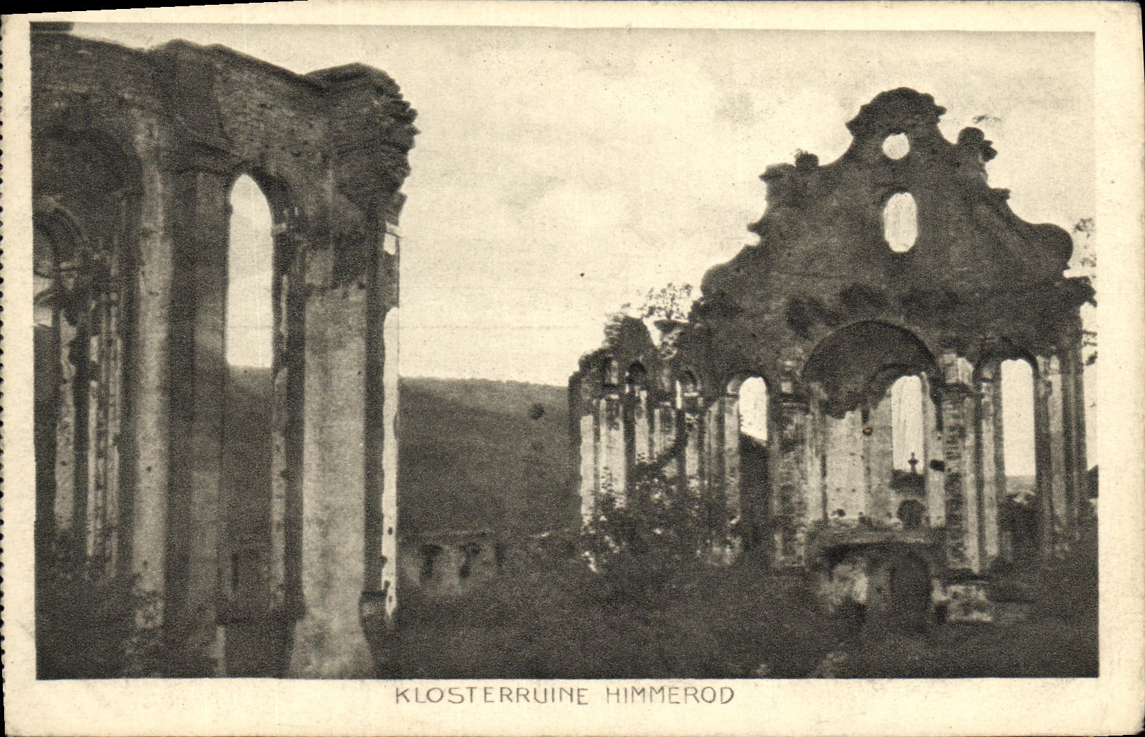 Ruines du monastère d'Himmerod — photographie de Richard — série N° 132