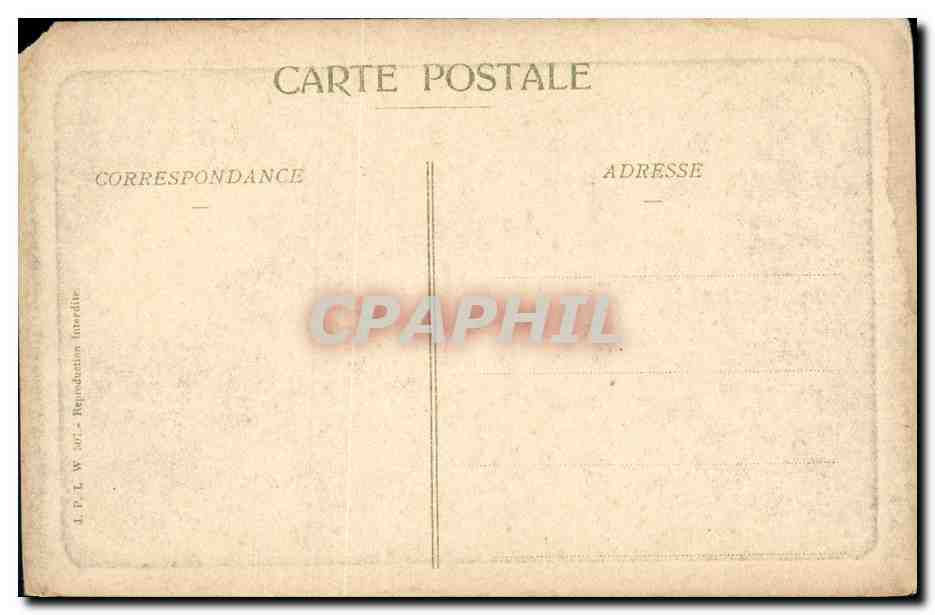 CPA Boma Congo Belge Palais du procureur general — Back