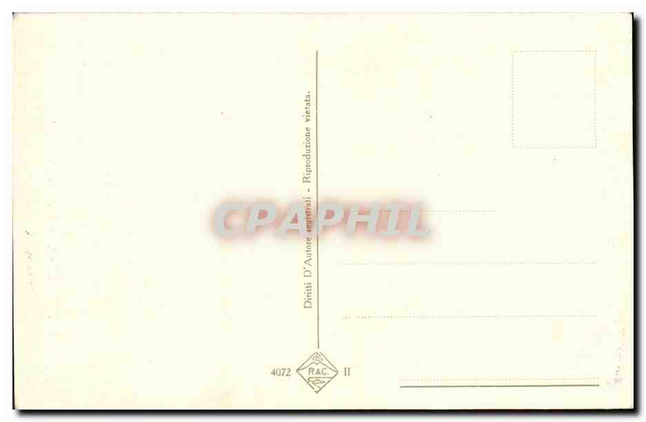CPA Pompei La Villa Dei Misteri — Rückseite