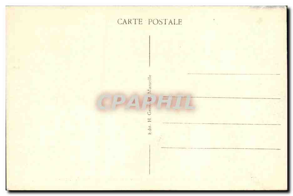 CPA Colombo Queen Street General Post Office Sri Lanka Rue de la Reine La Poste — Rückseite