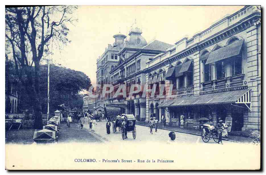 Colombo - Princess's Street - Rue de la Princesse — éditeur H. Grimaud, Marseille