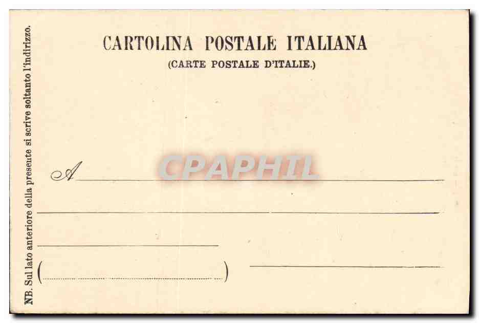 CPA Roma Trituna di Sietro — Rückseite