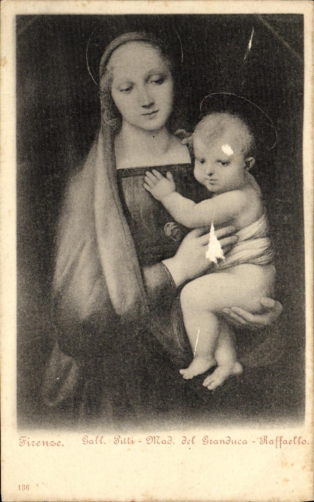 Madone du Granducat à Florence — Galerie Pitti — Raphaël