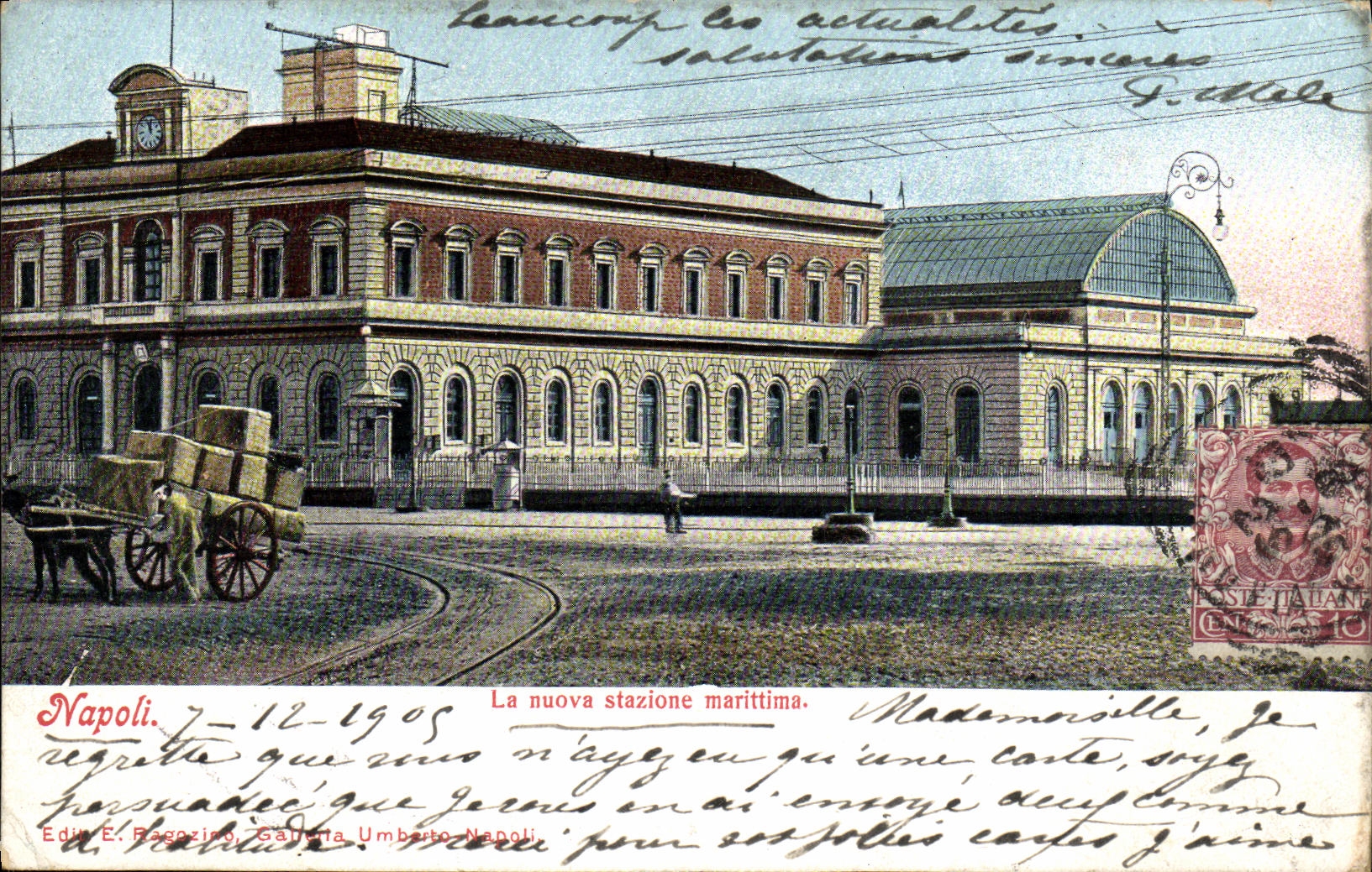 CPA Napoli La Nuova Stazione Marittima