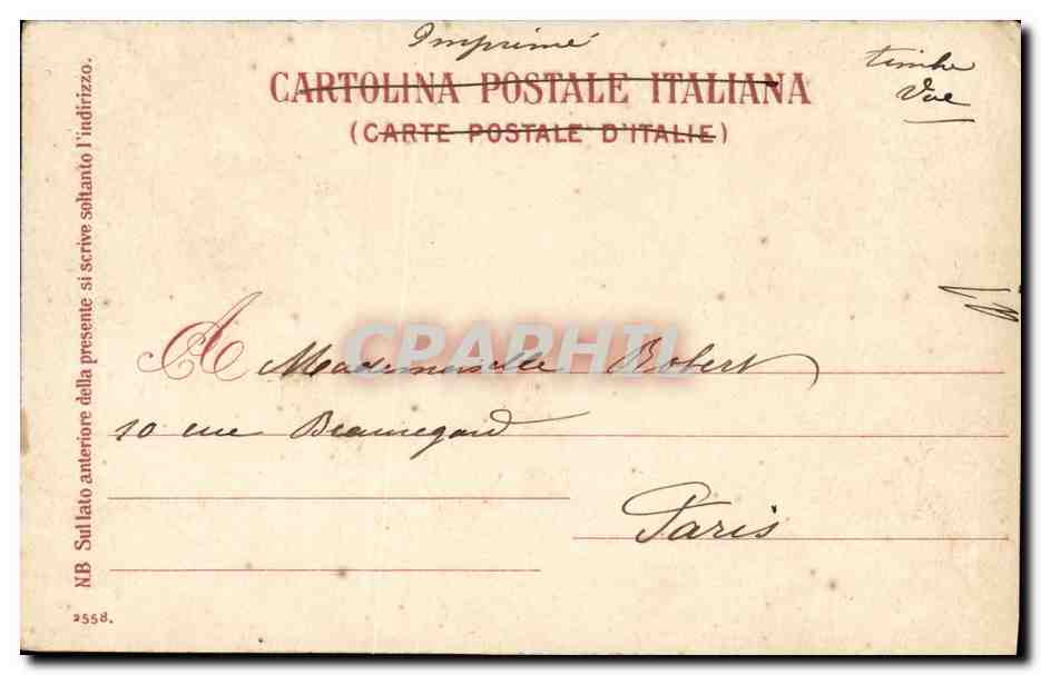 CPA La Piazza del Municipio Con Hotel de Londre Napoli — Rückseite