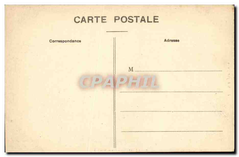 CPA Djibouti Place Menelik Cote des Somalis — Rückseite