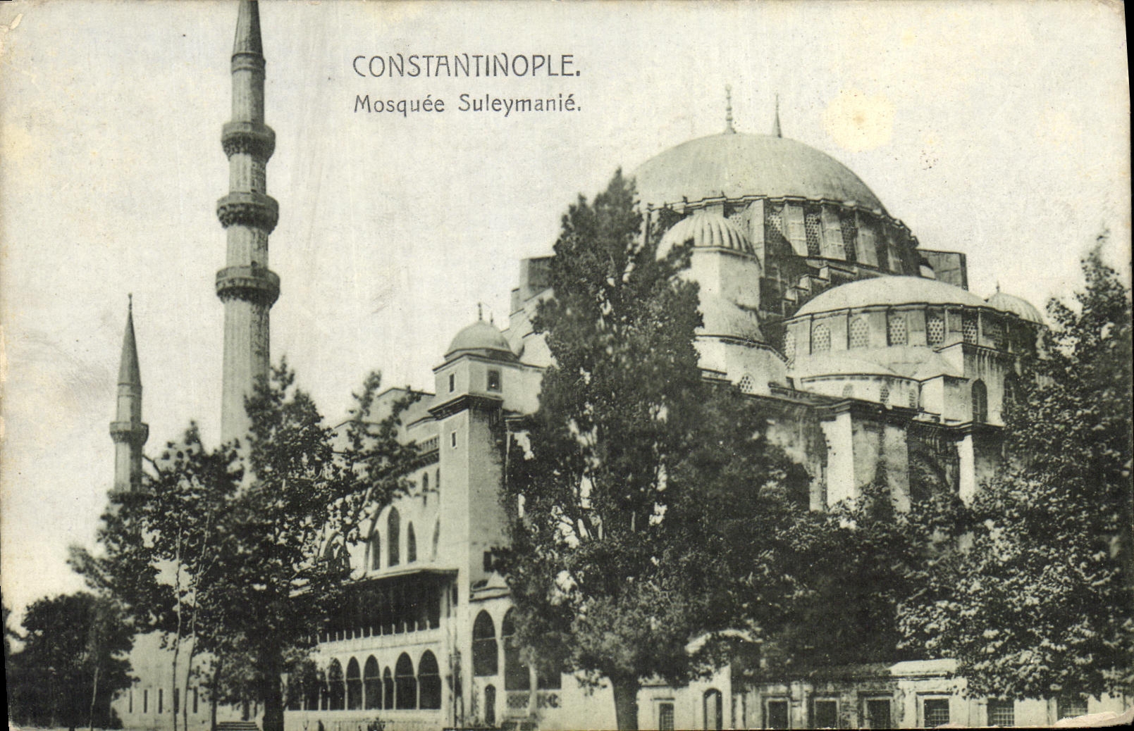 CPA Constantinople Mosquee Suleymanie Turquie 
