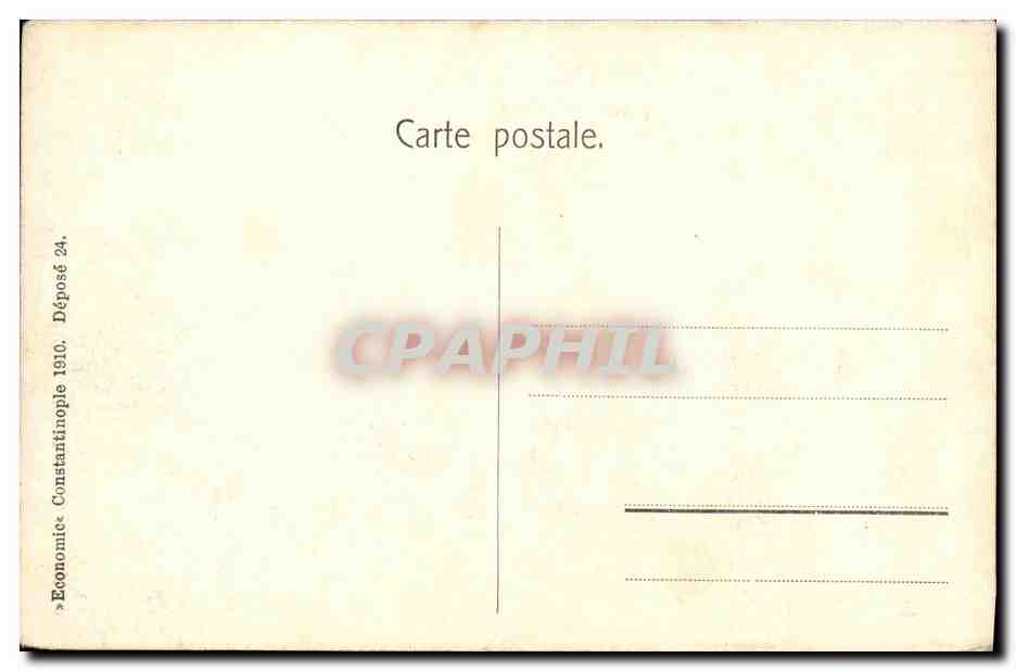 CPA Constantinople Mosquee Suleymanie Turquie  — Verso