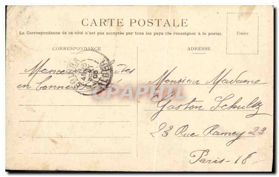 CPA Bordj Bouira et le Djurjura  — Back