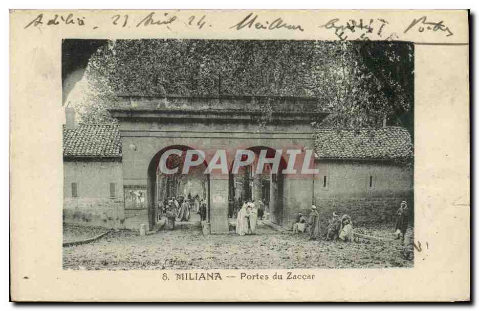 CPA Miliana Portes du Zaccar