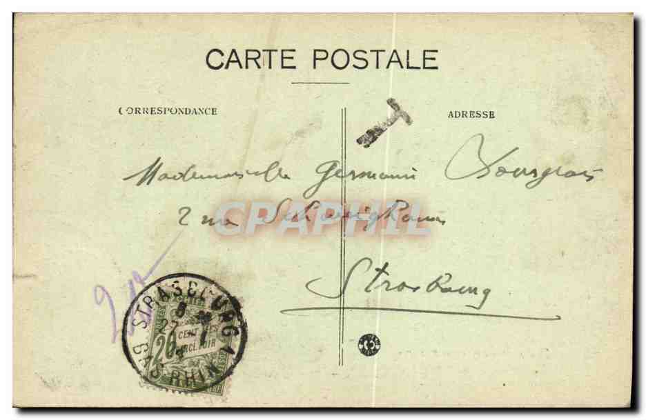 CPA Miliana Portes du Zaccar — Back