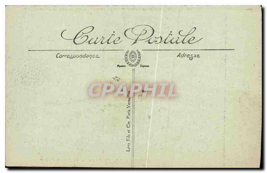 CPA Miliana Le Jardin Public — Rückseite