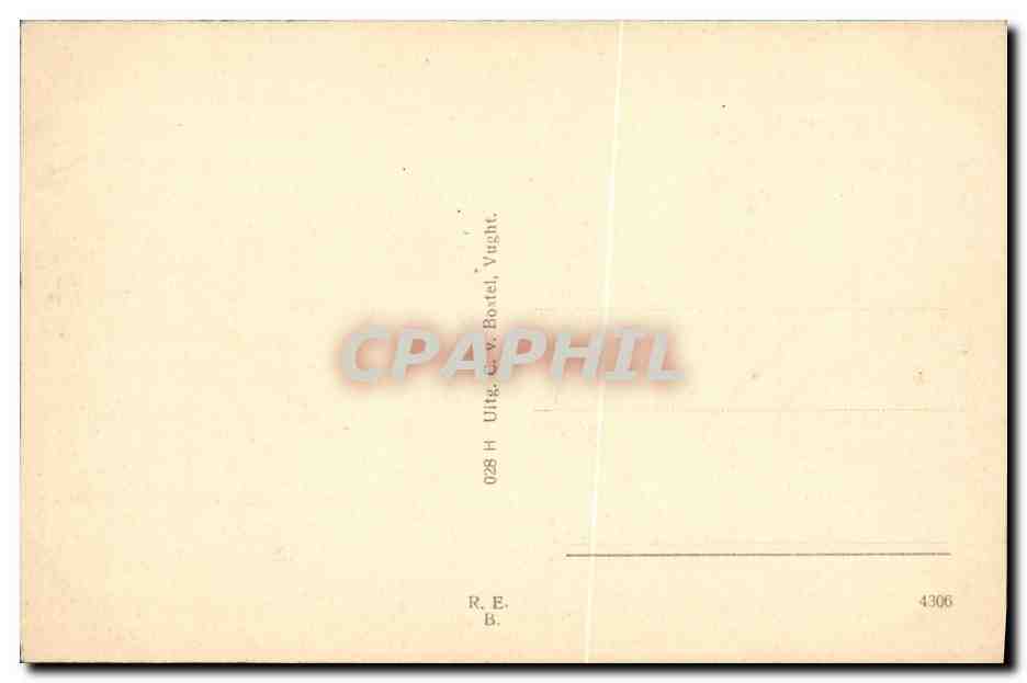 CPA Vught Achterkant Van Kasteel Maurichk — Rückseite