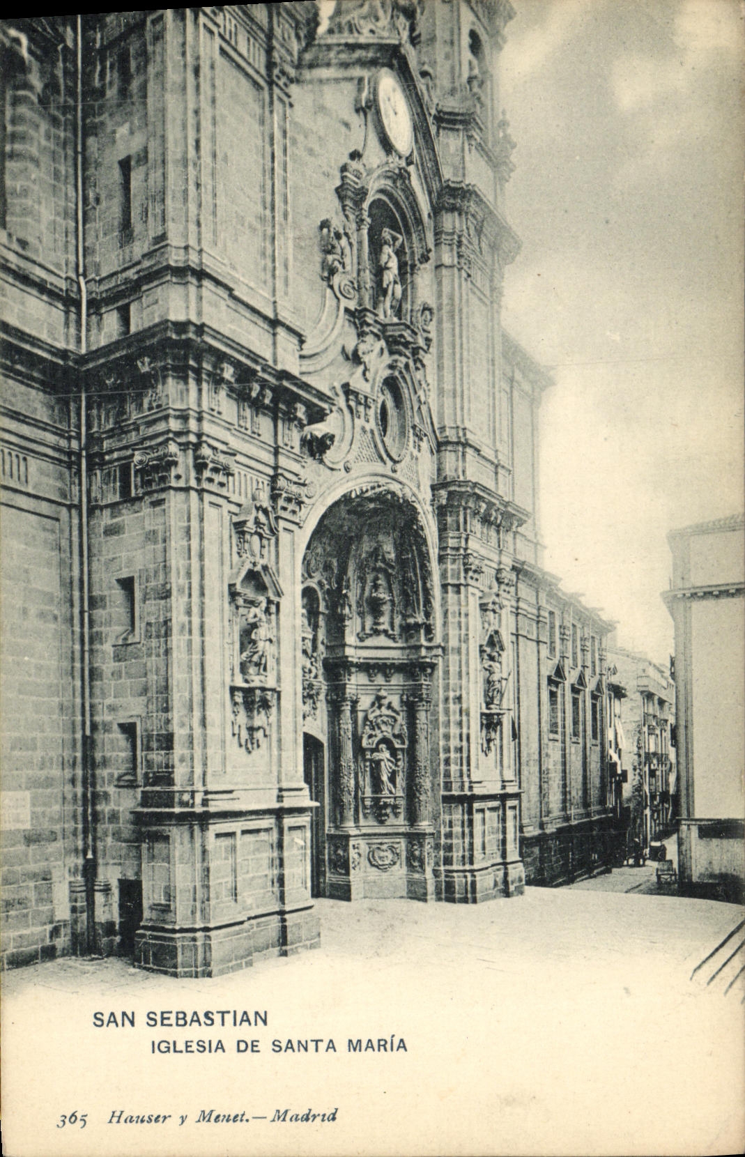CPA San Sebastian Iglesia De Saint Maria