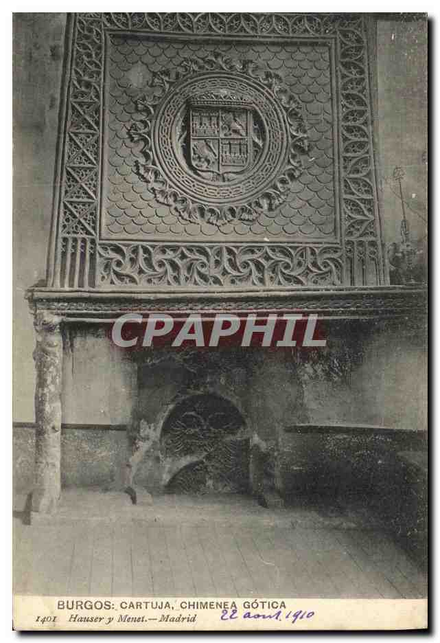 CPA Burgos Cartuja Chimenea Gotica