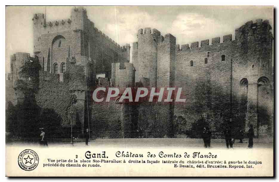 CPA Gand Chateau des Comtes de Flandre