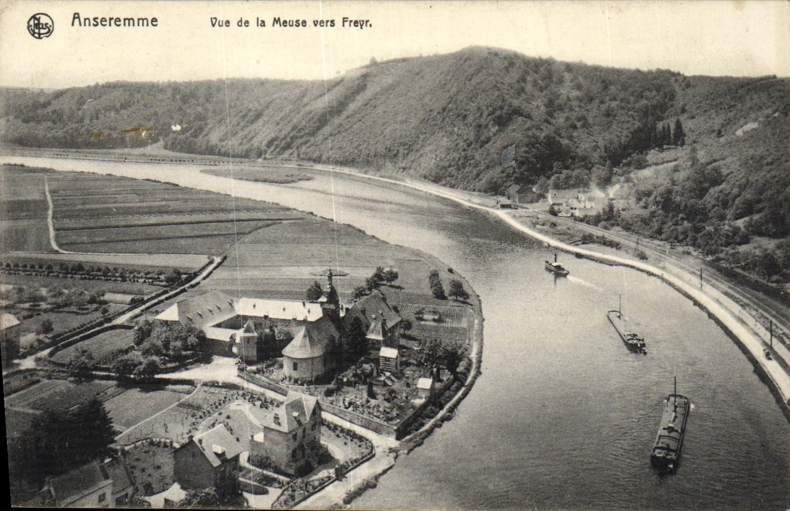 CPA Anseremme Vue de la Meuse Vers Freyr
