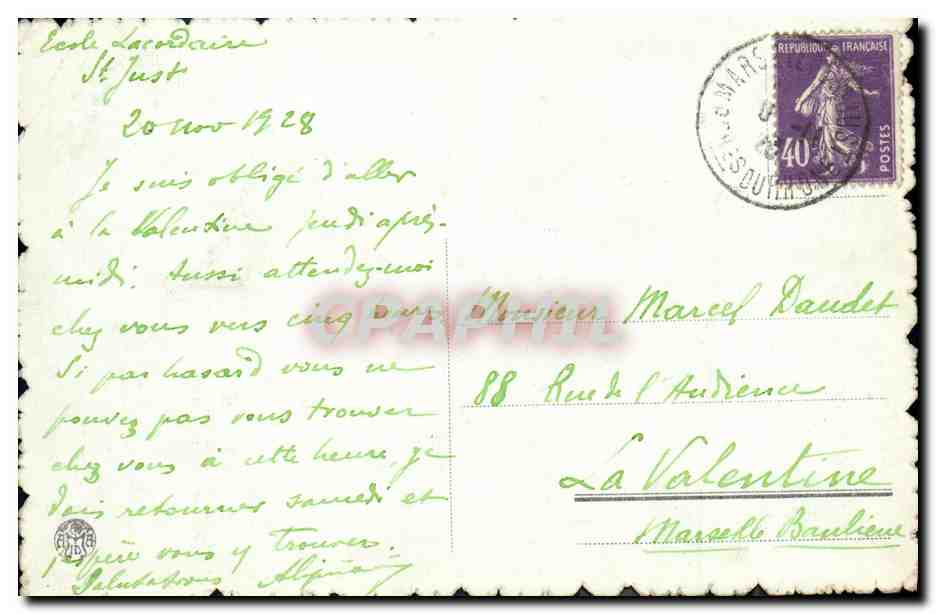 CPA Vaches Boeufs Italie  — Rückseite