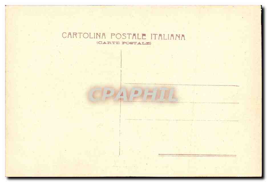 CPA Roma Pantheon Tomba del Re Vittorio Emanuele — Rückseite