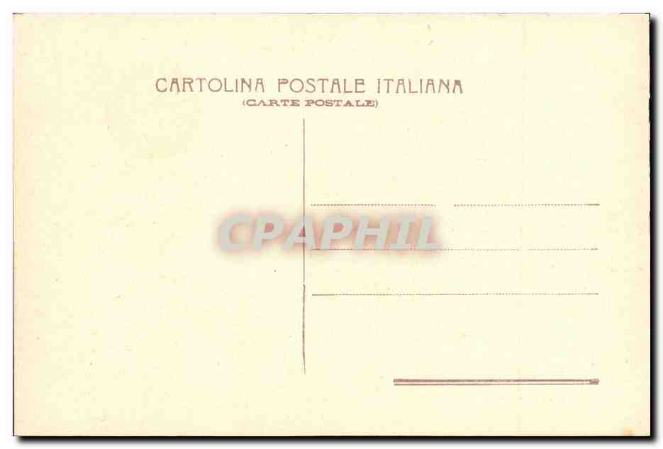 CPA Roma Fontana del Tritone — Rückseite