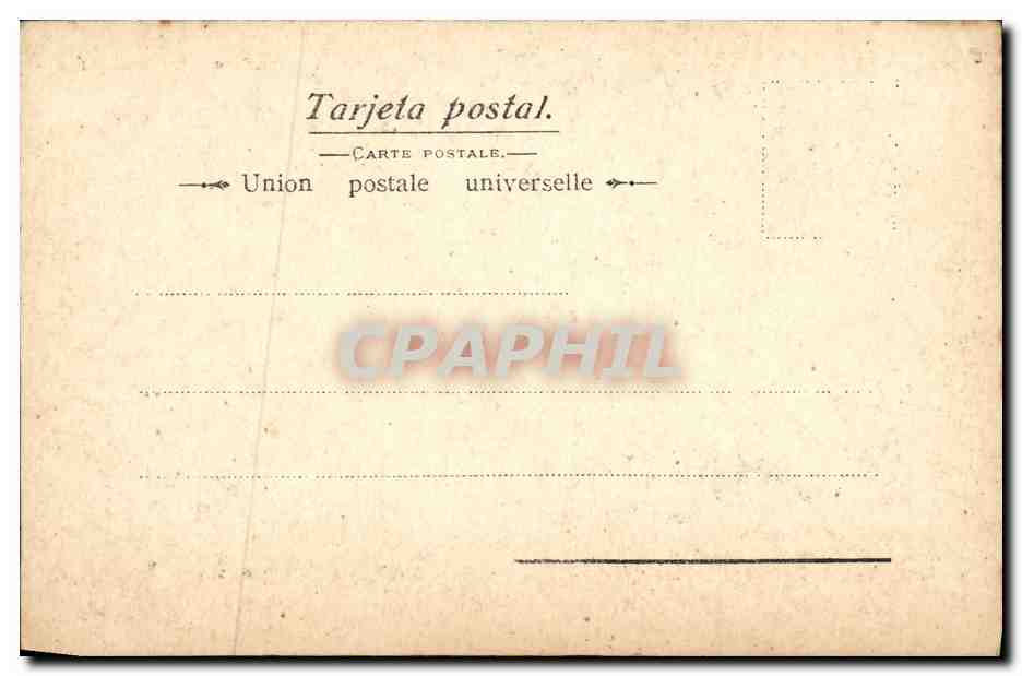 CPA Recuerdo de Buenos Aires — Rückseite
