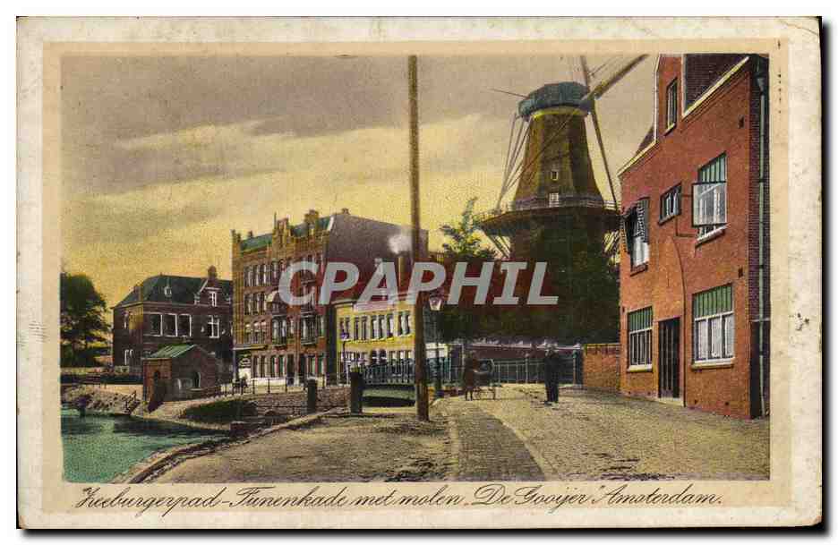 CPA Heebergerprad Amstredam Moulin