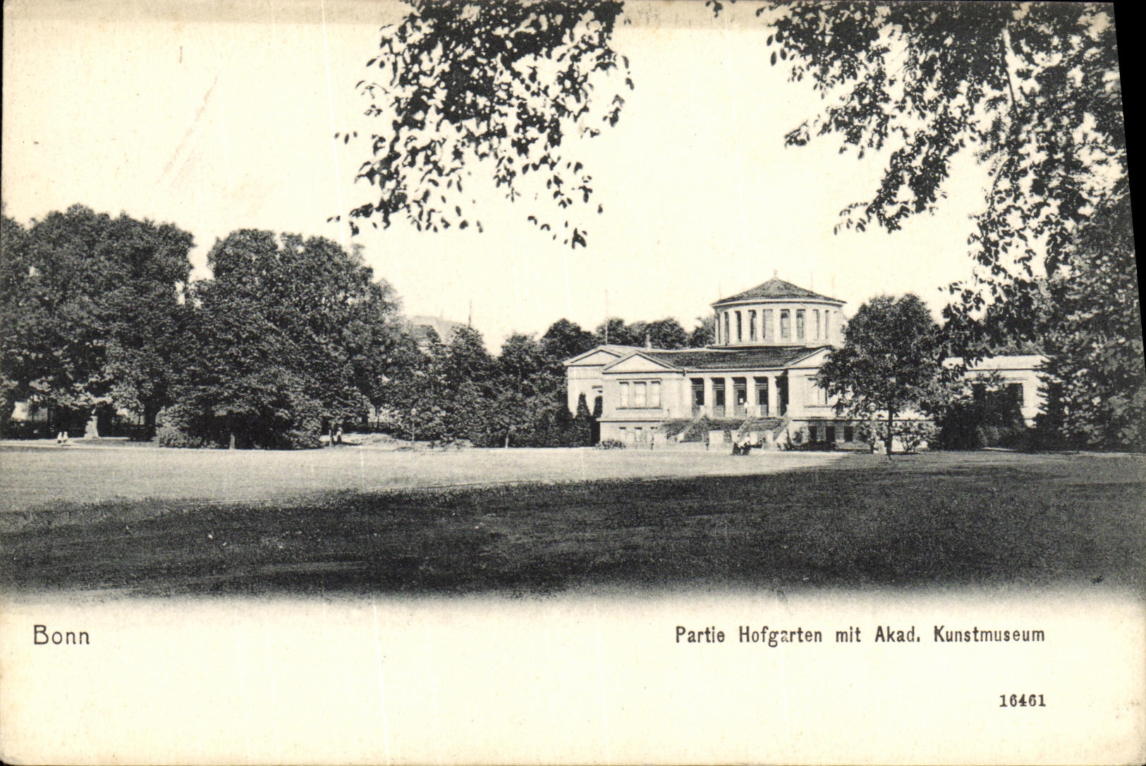CPA Bonn Partie Hofgarten Mit Akad Kunstmuseum