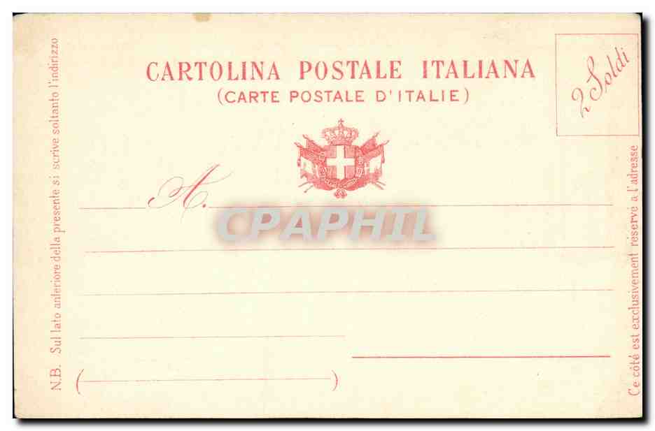 CPA Roma Hotel Au Corso Milano Arc de Triomphe  — Verso