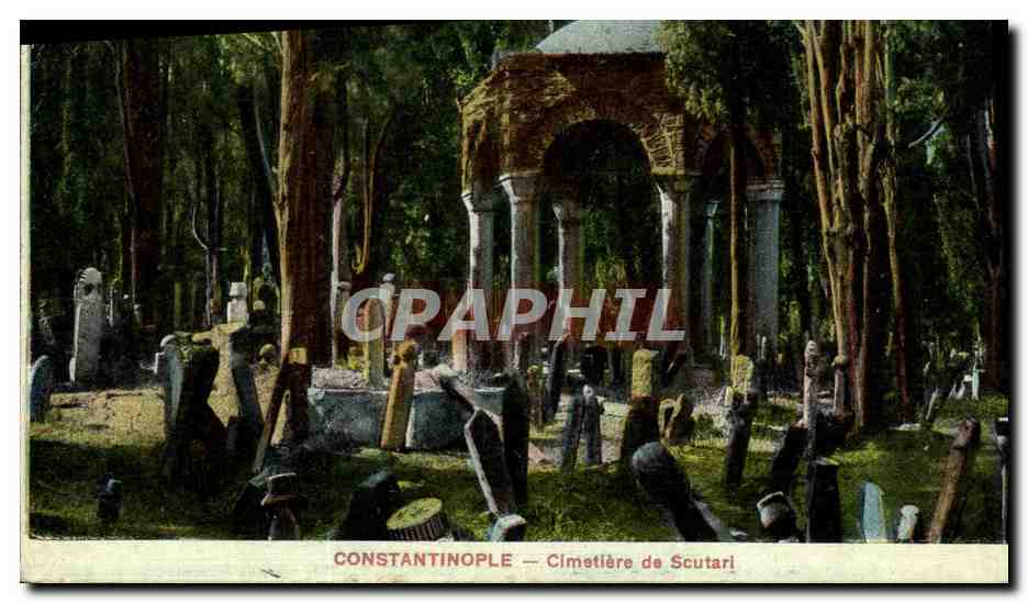 CPA Constantinople Cimetiere de Scutari Turquie