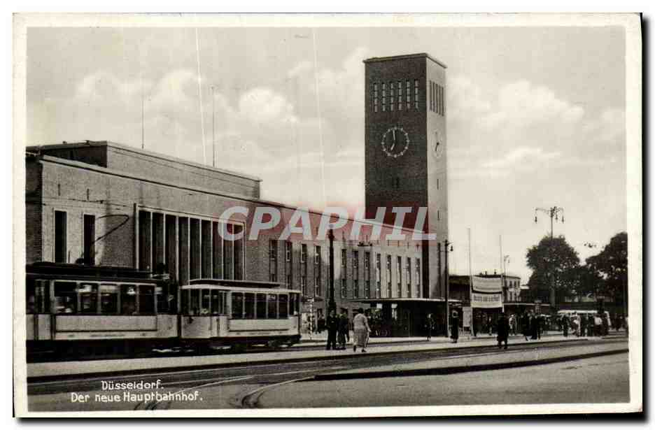 CPA Der Neue Hauptbathnhof Dusseldorf