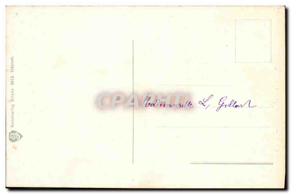 CPA Giessbach am Brienzersee — Rückseite