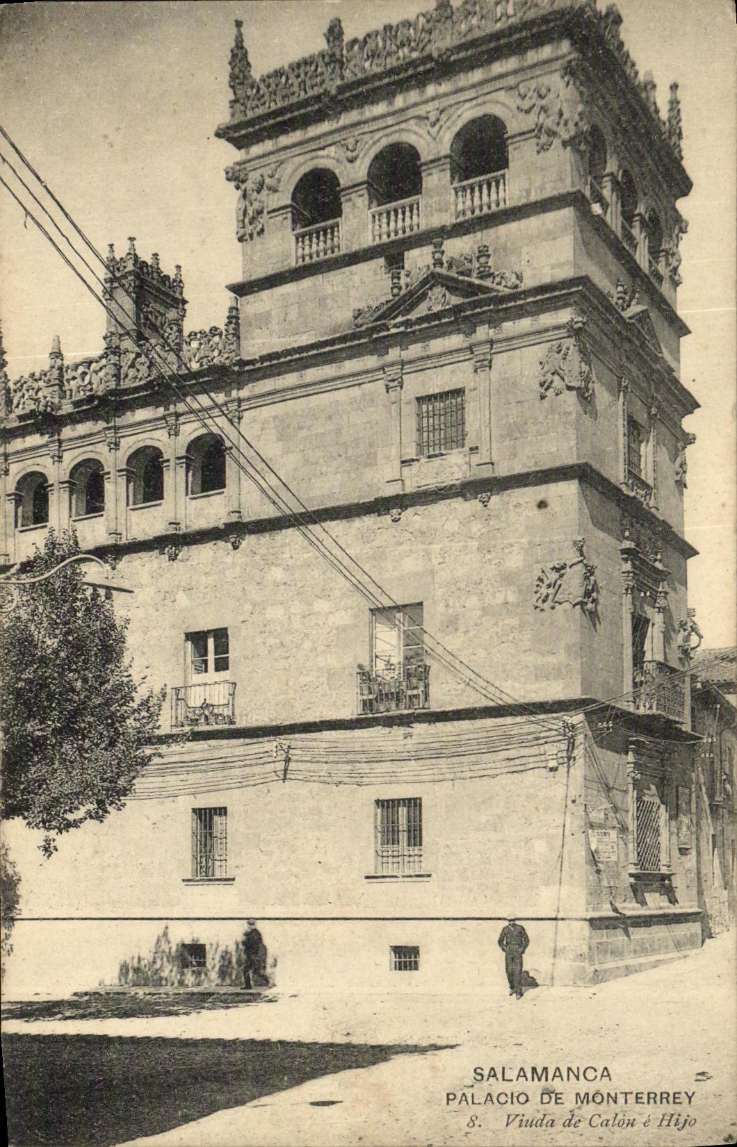 Salamanca — Palacio de Monterrey — Viuda de Calón & Hijo, série 8