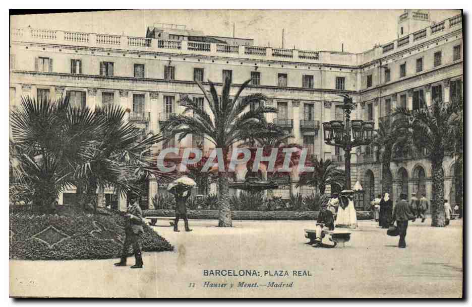 CPA Barcelona Plaza Real Hauser y Menet