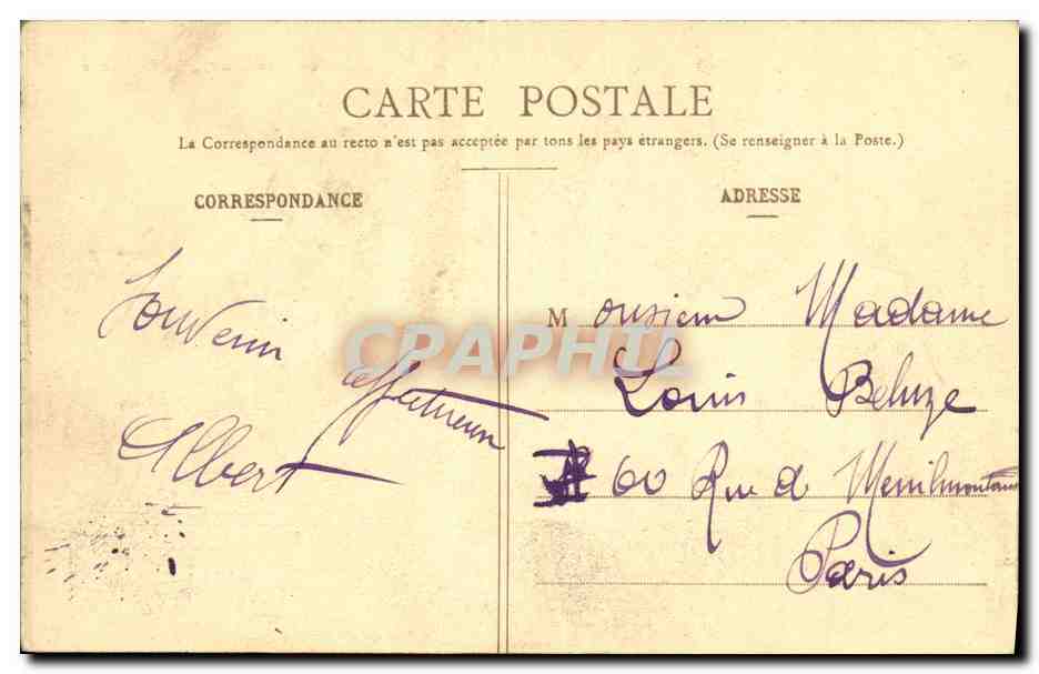 Épinal — Tour Carrée de l'Église St-Maurice — Galerie Réunion de l'Est, éditeur — Rückseite