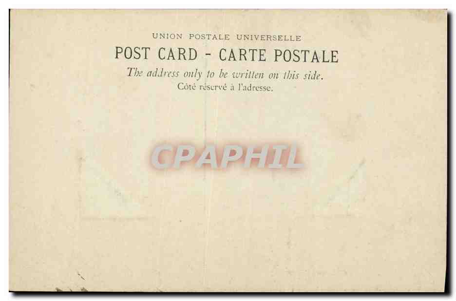 CPA Chinese Fencing Chine Chine Escrime — Rückseite