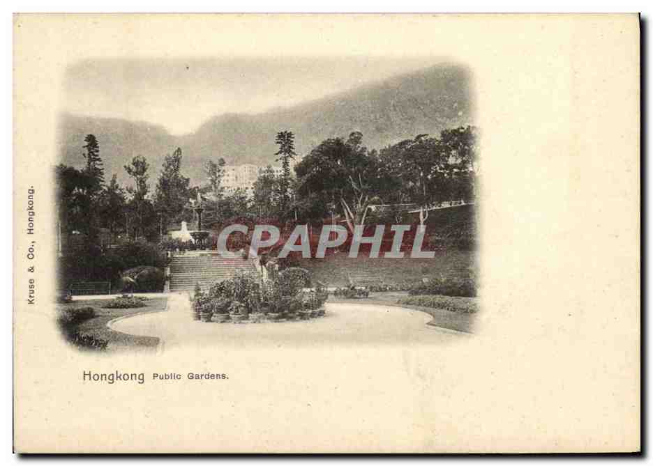CPA Hongkong Public Gardens Chine China