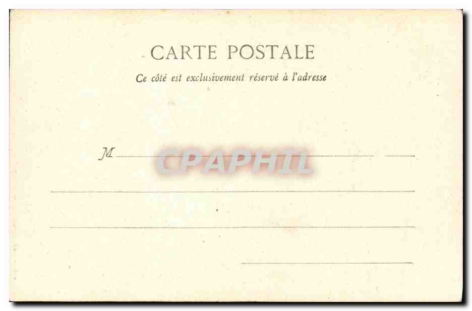 CPA St Thegonnec La Chaire — Rückseite