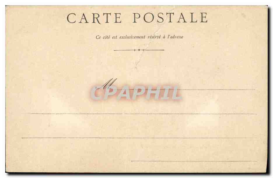 CPA Surgeres Chateau Cote Nord — Back