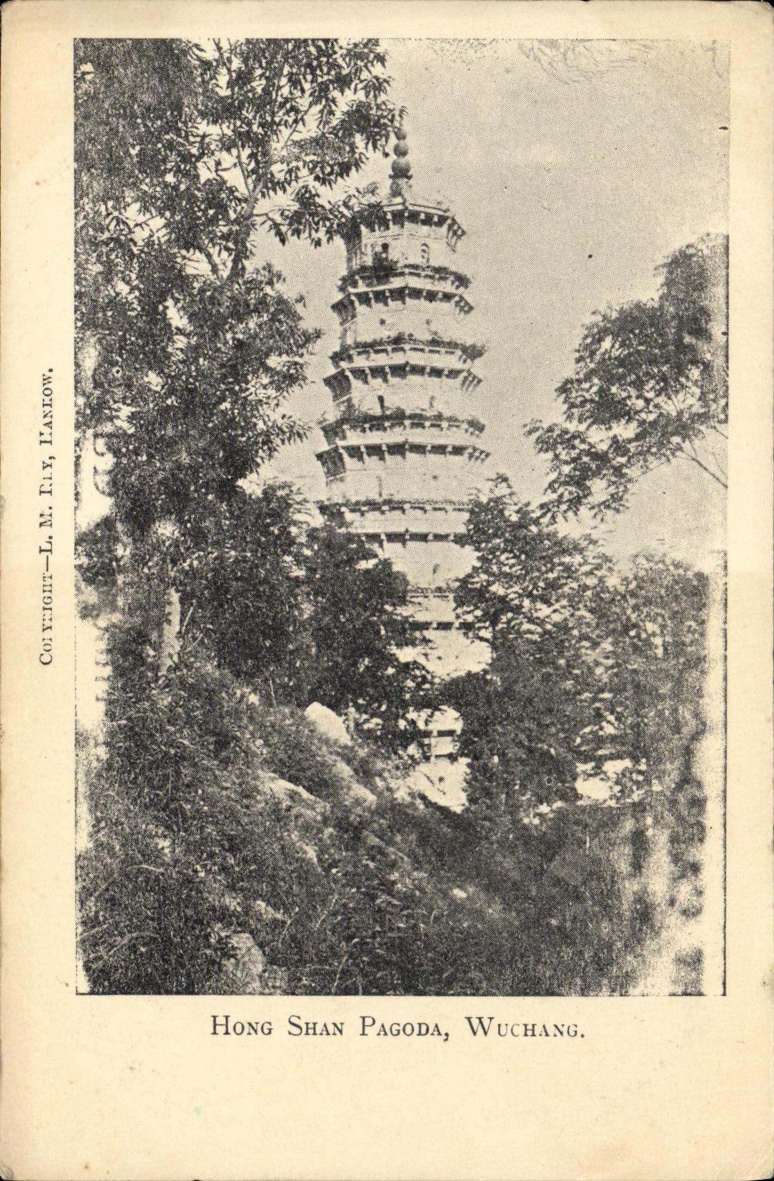 CPA Hong Shan Pagoda Wuchang Chine China 