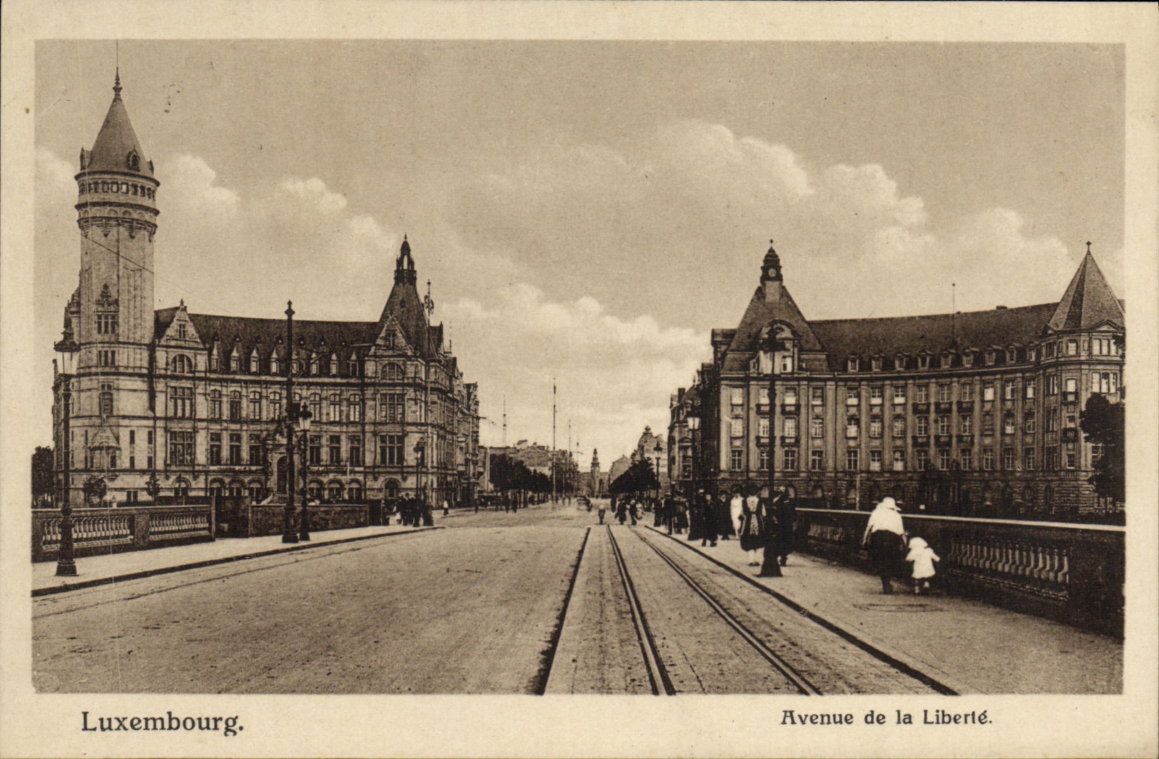 CPA Luxembourg Ruines de la liberte