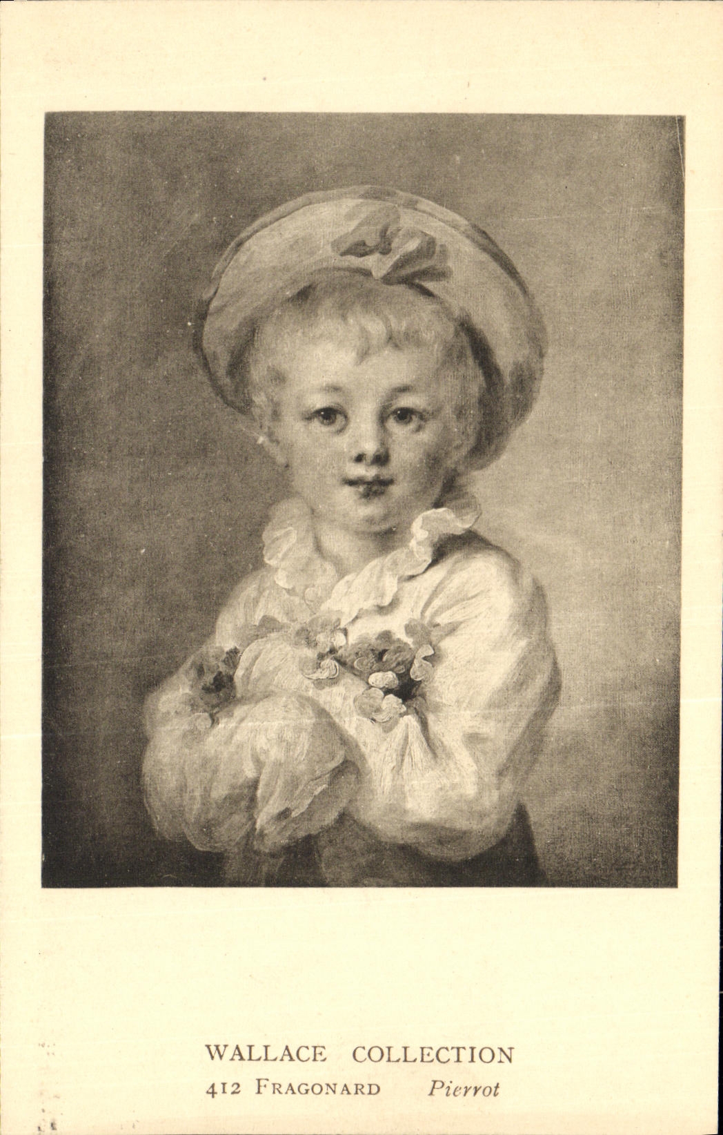 CPA Wallace Collection Fragonard Pierrot