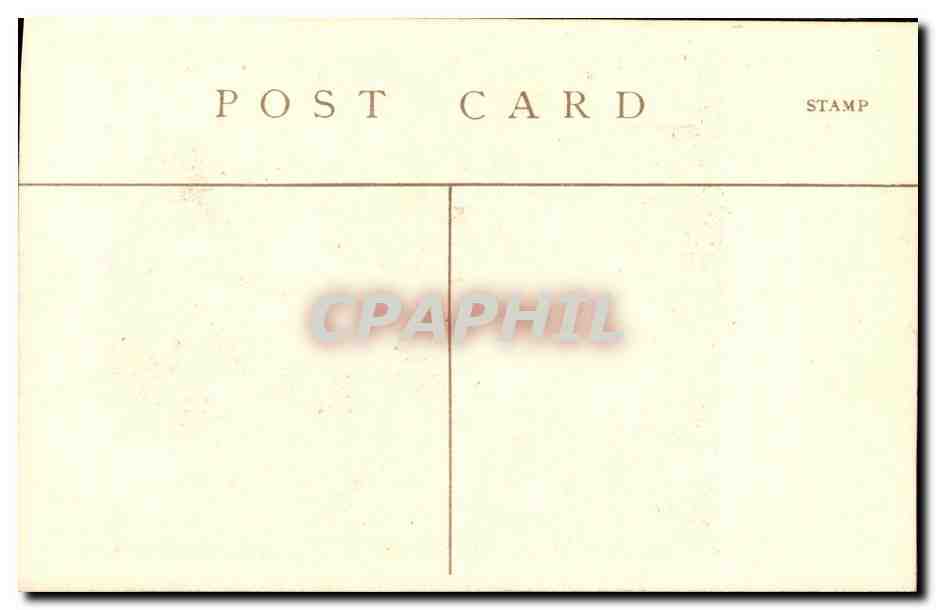 CPA Wallace Collection Fragonard Pierrot — Verso